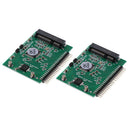 2x mSATA SSD To 2.5'' 44Pin IDE Male HDD Converter Adapter Card for Computer