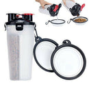 1X(Dog Water Bottle,Portable Pet Travel Water Bottle,Leak Proof Outdoor Dri