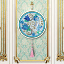 Flower Diamond Painting Pink Tassels Special Shape Full Drill Home Pendants