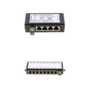 2Pieces 12-48V POE Switch Injector Module 4 POE Ports + 8 POE Ports