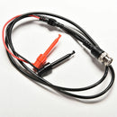 1pc New BNC Q9 to Dual Alligator Clip Oscilloscope Test Probe Leads lj