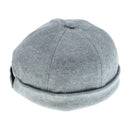 2Pcs Mens Casual Docker Hat Sailor Cap Mechanic Biker Hat SkullCap Beanie