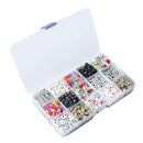 1 Set Acrylic Letters Beads Set Crafts DIY Alphabet Beads For Jewelry