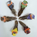 12pcs Artificial Foam Feather Birds DIY Crafts Ornament Home Garden Decor