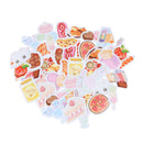 46pcs/box Delicious Food DIY Diary Stickers Paper Labels Gifts Packaging Dec_3C