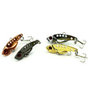 Hot Lot 4pcs Metal Sequin Fishing Lures Bass Spoon Crank Bait Tackle Hook New