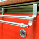 Stainless Steel Bathroom Home Towel Double Bar Rail Holder Storage Rack BQT KXS
