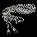 3 Piece 3 Color Skinny Metal Bag Chain Strap Handle Replacement for Crossbody