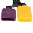 Cow Bell Yellow+Purple Latin Percussion Drum Set Kit Cowbell CattleBell