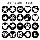 Bokeh Effect Filter Kit with 52mm Lens Cap Cover 10 In 1 for Artistic Scene