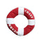 40cm Excellent Texture Cotton Life Buoy Coast Guard Soft Pillow Cushion Red