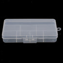 Clear 8 Grids Fishing Lure Bait Box Fishing Beads Snaps Jigs Container Case
