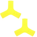 1 Pair Swimming Snorkeling Scuba Diving Fin Keepers Grippers Straps S yellow