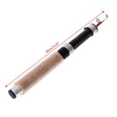 Fiber Glass Winter Ice Fishing Rod Telescopic Pole Sea Carp Feeder Tackle 65cm