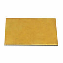 Golden Brass Metal Thin Sheet Plate Welding 60x100x3mm Metalworking Craft dsh
