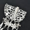 Hairpin Women Tassel Hollow Hair Clip Beads Dangle Hair Pins Crystal NEW H7