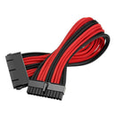 Power Extension Cable Kit ATX 4+4Pin EPS 8Pin PCI-e 6Pin PCI-e (Black+Red)