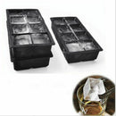 Big 8 Giant Jumbo Large Size Silicone Ice Square Mold Square Tray Mould DIY