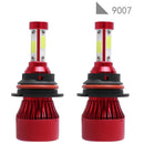 2X 4SIDE 9007 LED Headlight Lamp Hi-Lo Beam for Dodge Ram 1500 2500 3500 03-_