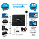HDMI Audio extractor Splitter to with Converter Stereo SPDIF + Cable TOSLINK bs