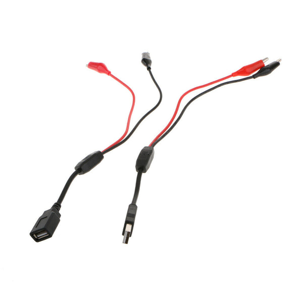 USB To Crocodile / Alligator Clips Power Cable / Test