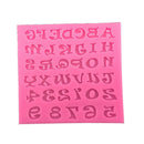 1x Silicone Alphabet Letter Trays Chocolate Mold Cake Fondant Decorating Tool ï¼D