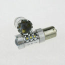2x 80W 12V White Led 1156 BA15S P21W Car Backup Reverse Signal Light Canbus H5C4