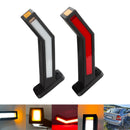 2Pcs LEDs Side Marker Lamps End Outline Light 12/24V for Trailer Truck Lorry
