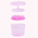 Portable Makeup Brush Mat Drying Rack Holder Scrubber Solution Kit for Girls