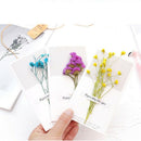 Dried Flowers Greeting Cards-Blank Note Cards Birthday Note Thank You Cards X1A2