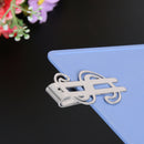 Stainless Steel Dollar Wallet Clip Fashion Simple Name Card Clips Holder