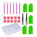 24Pcs Diamond Embroidery Painting Accessories Tools Kit 5d for Adults Kids