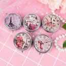 1Pc tower metal pill case medicine organizer pill box makeup storage containe BX