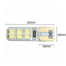 T10 194 W5W COB 2835 SMD 12LED Car CANBUS Super Bright License Light Bulb 2W New