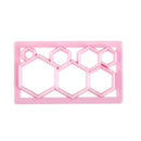 Hexagon Shape Plastic Cookie Cutter Cake Fondant Mold Cake Decorating Tool ME