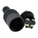 2 pin DIN Plug Speaker and HiFi Connector Screw Terminals [2 Pack]   O Ew