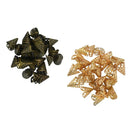 100Pcs Filigree Bead End Bead Caps Crimp DIY Jewelry Findings Handicrafts
