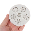 DIY Flowers Cake Shape Silicone Mold Decoration Chocolate Sugar Clay CraftsB Hn