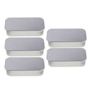 5Pcs Slide Top Tin Box Cake Home Small Storage Meakup  Organizer