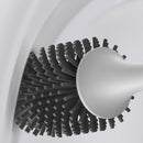 Silicone Set Plastic Floor Standing Scrubber Sturdy Toilet Brush Holder Bathroom