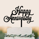 Happy Anniversary Letter Cake Topper Acrylic Xmas Party Cake DecorationOZ