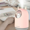 300ML Cute Pet Ultrasonic Air Humidifier Aroma Essential Oil Diffuser for H Y7H4