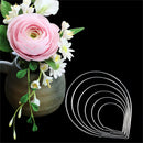 6X/Set Rose Petal Mold Mould for Cake Decor Fondant Sugarcraft Cutter Tool BX