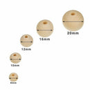 Natural Round Wood Beads Loose Spacer Beads For Diy Jewelry Making, 150 Pie