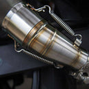 Motorcycle Exhaust Middle Pipe Stainless Steel Connecting Link Pipe For Minja3%!