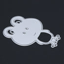 Frog DIY Metal Embroidery Stencil Scrapbook Craft Cutting Die