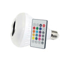 e27 Wireless Bluetooth Speaker Bulb Light  LED RGB  Lamp Remote DKK