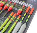 Lots 15pc Fishing Lure Floats Bobbers Slip Drift Tube Indicator Assorted Sizes