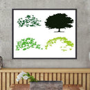 Trees Metal Cutting Dies And Clear Stamp Set For DIY Scrapbooking Photo Album