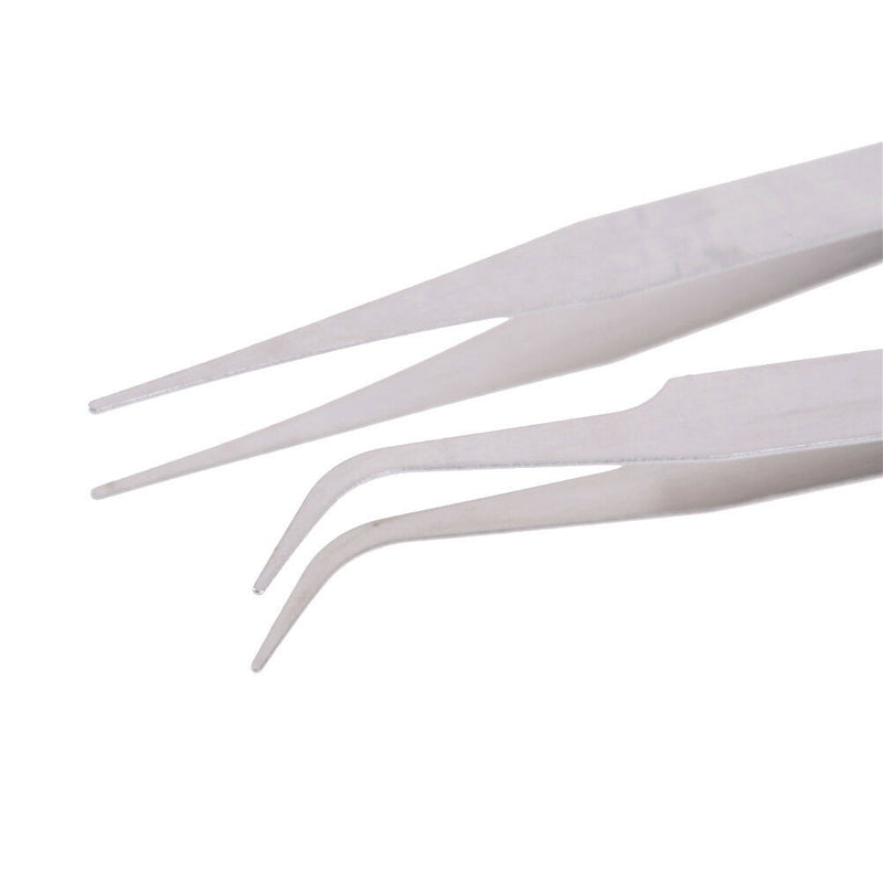 6Pcs/Set Stainless Steel Anti-static Tweezer Repair Maintenance Tool A Gw